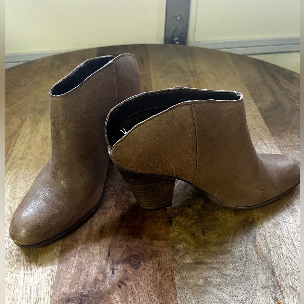Dolce Vita Tan Ankle Booties